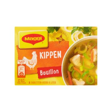 Maggi Minder Zout Bouillon Kippen Bouillon Blokjes Pakje Ltr G