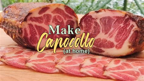 Easy Way To Make Dry Cured Italian Capocollo At Home Dry Curing Meats