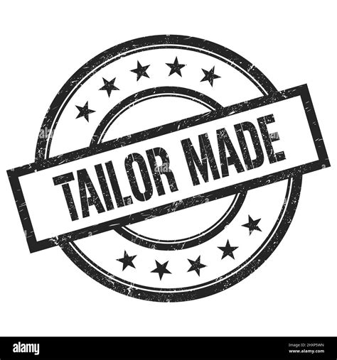 Tailor made stamp Black and White Stock Photos & Images - Alamy