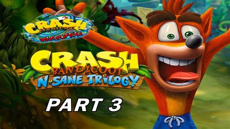 Crash Bandicoot 3 Warped Walkthrough Gameplay Part 3 No