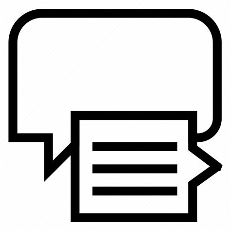 Bubble Chat Communication Conversation Message Talk Thinking Icon