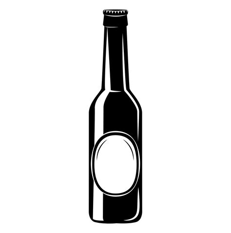 Beer Bottle Icon Svg Alcohol Drink Craft Beer Brewery Etsy