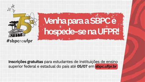 Sbpc Abre Inscri Es Para Reserva De Alojamentos Para Estudantes De