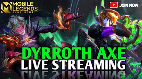 Live Streaming Dyrroth Mobile Legends YouTube