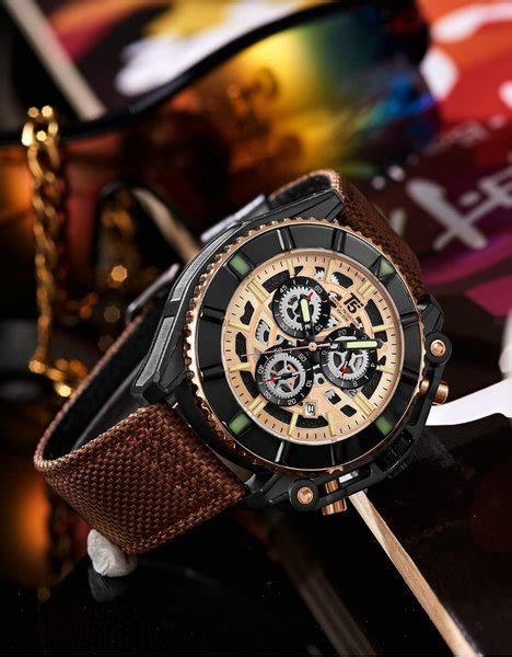 Jual Jam Tangan Pria Cowok T5 Original STRAP Nylon Chronograph Cas