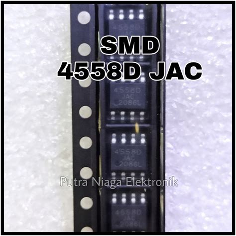 Jual Ic JRC4558 SMD SOP8 4558D JRC 4558 Putr4n14 Juara Shopee Indonesia