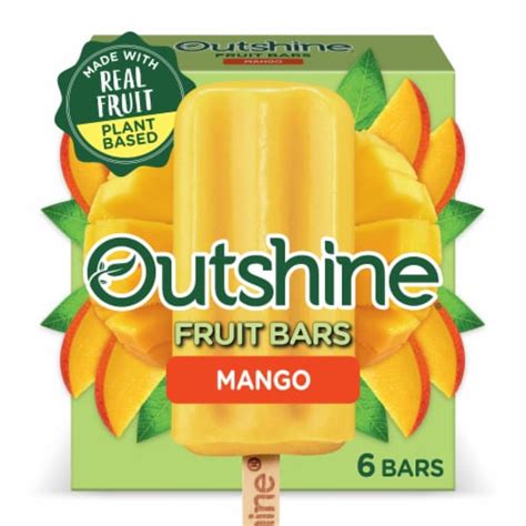 Outshine Mango Fruit Ice Bars 6 Ct Ralphs