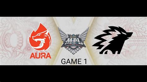 Onic Esport Vs Aura Fire Game Regular Season Mpl Id S Minggu Ke