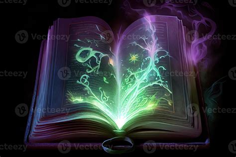 A magic spell book 3d illustration. 22808454 Stock Photo at Vecteezy