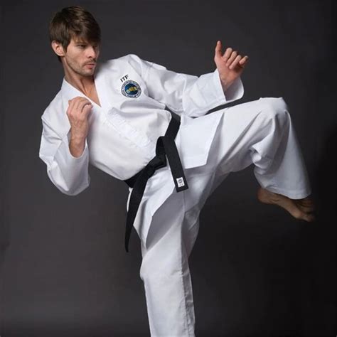 Taekwondo Master Uniform Itf /taekwondo Dobok/wholesale Martial Arts ...