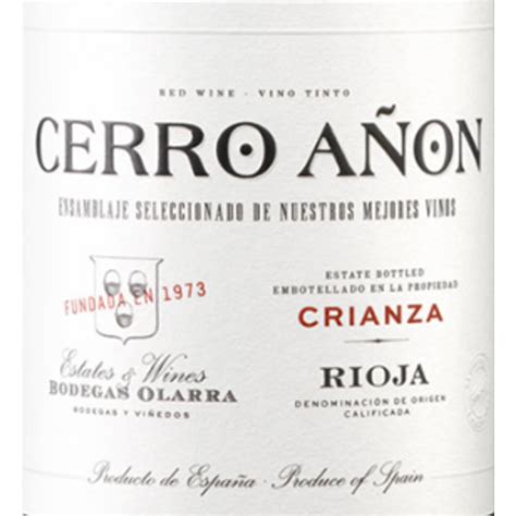 Bodegas Olarra Cerro A On Crianza Rioja Spain Pts D Western