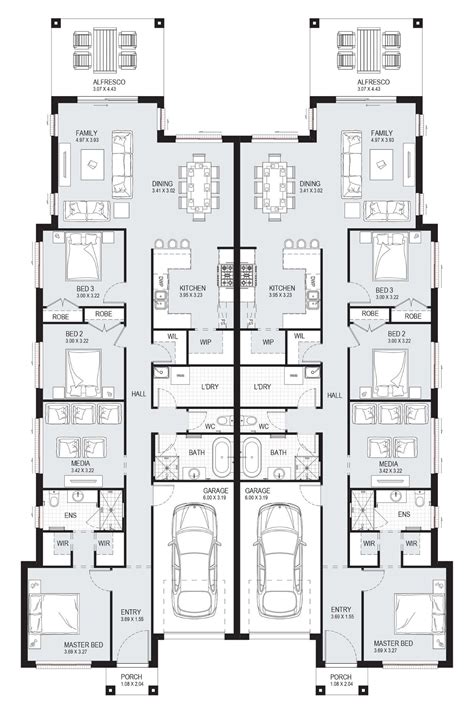 Single Story Duplex House Plans Australia Design Talk