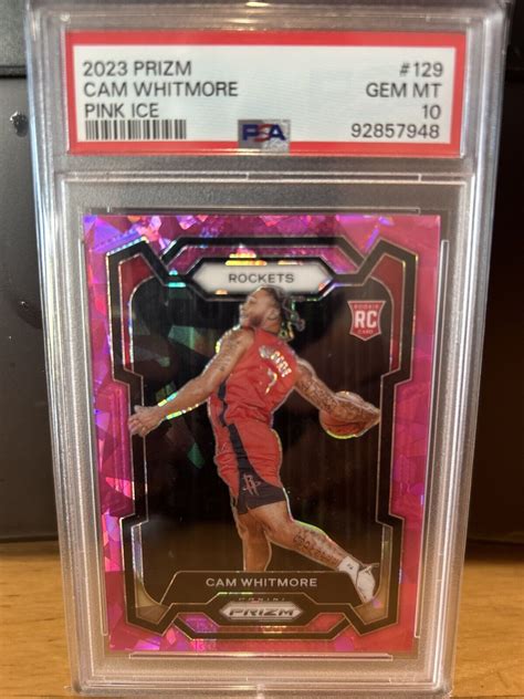 Cam Whitmore 2023 Prizm 129 Pink Ice Price Guide Sports Card Investor