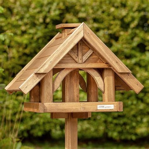 Voss Garden Maison Mangeoire Pour Oiseaux Finkenheim En Bois Massif