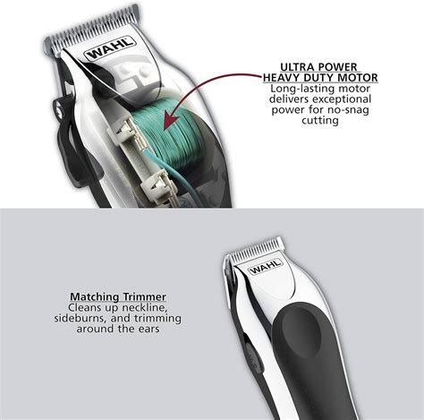 Wahl Cordless Deluxe Chrome Pro Complete Hair And Beard Clipping And