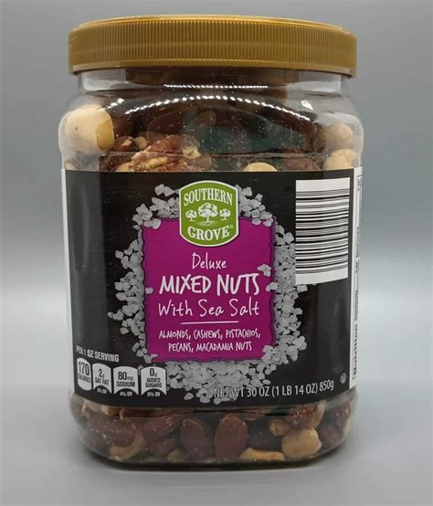 Southern Grove Deluxe Mixed Nuts With Sea Salt Aldi Reviewer