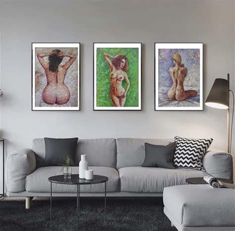 Naked Woman Paintings Nude Woman Art Nude Sensual Girl Original Oil