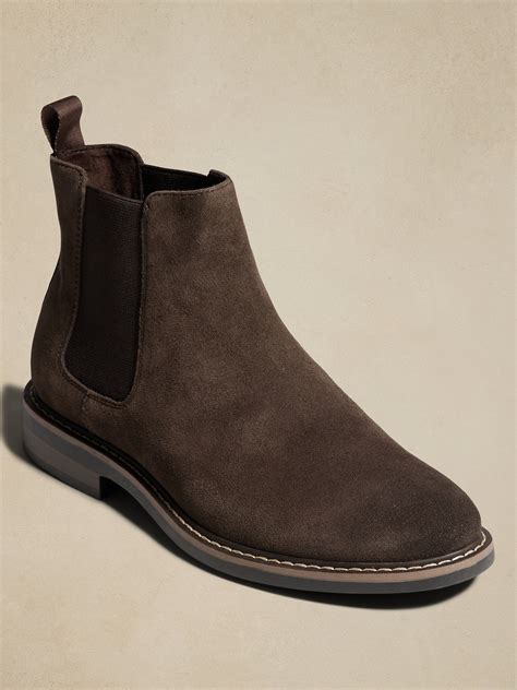 Chelsea Suede Boot Banana Republic Factory