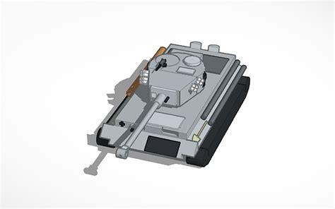 3d Design Panzer Vi Tiger I Tinkercad