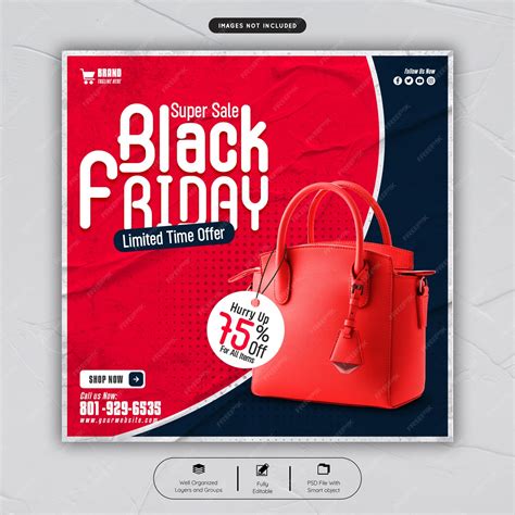 Premium Psd Black Friday Sale Social Media Post Banner Template