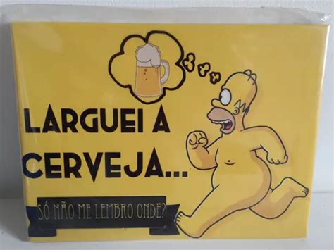 Quadro Decorativo Cantinho Do Churrasco Homer Simpson Mercadolivre