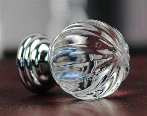 Crystal Glass Knobs Clear Dresser Knobs Drawer Knobs Pulls Etsy