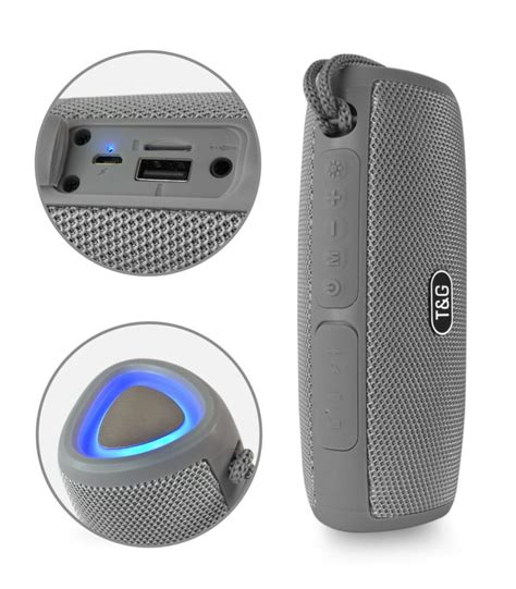 Parlante Altavoz Luces Bluetooth T G 344 Teku