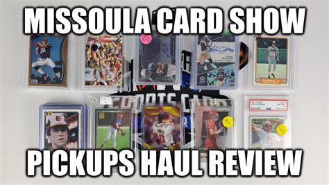 Missoula September 2022 Sports Card Show Pickups YouTube