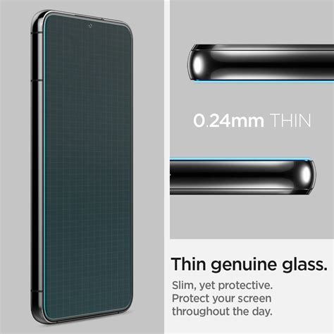 Verre Trempé Spigen Glas tR EZ Fit pour Samsung Galaxy S22 2 Pièces