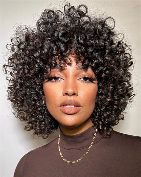 30 Cool Ways To Wear Trendy Curly Hair With Bangs In 2024 Hair Adviser