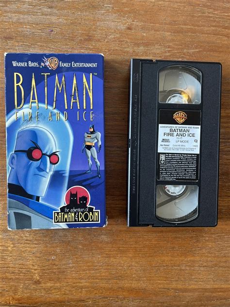 The Adventures Of Batman Robin Fire And Ice Vhs 1997 85391462330