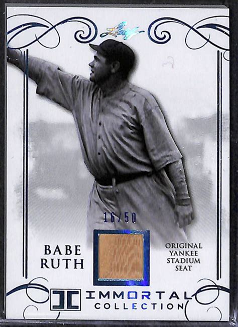 Lot Detail Lot Of Leaf Babe Ruth Collection Yankee Stadium