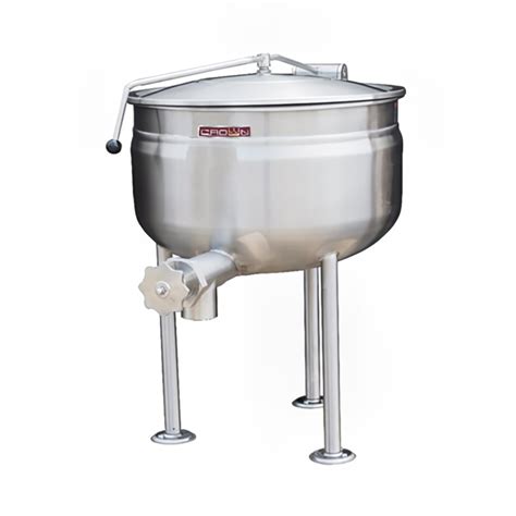 Crown Steam DL 40F 40 Gal Steam Kettle Stationary Full Jacket