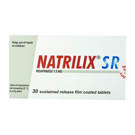 Natrilix SR 1.5 mg - 30 Tablets | Bloom Pharmacy