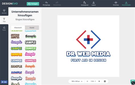 Logos Erstellen Schnell Einfach Kostenlos Mit Designevo Dr Web