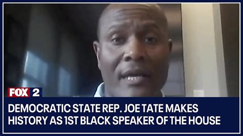 Democratic State Rep Joe Tate Makes History As 1st Black Speaker Of