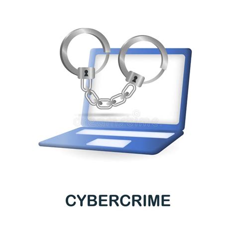 Cybercrime Icon 3d Illustration From Cybercrime Collection Creative