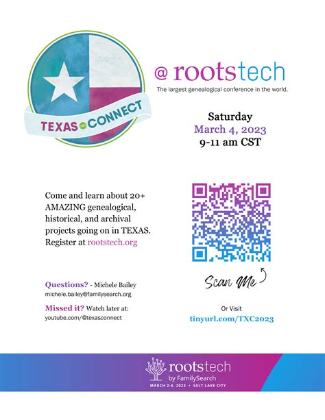 Texas Connect 2023 • RootsTech • FamilySearch