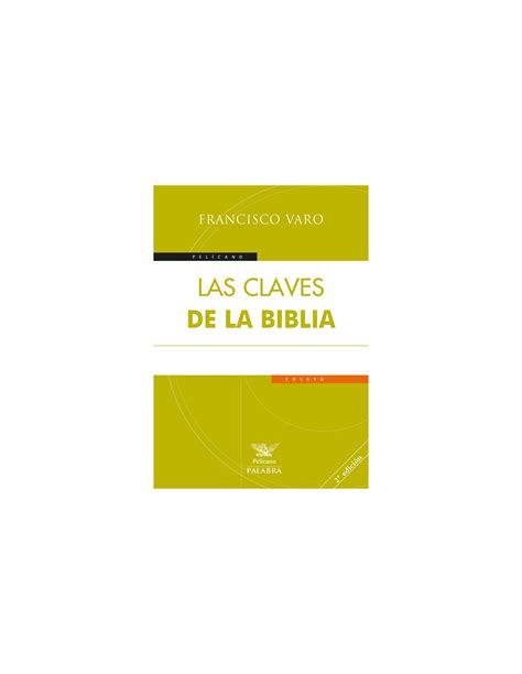 Las Claves De La Biblia Tiedaclero Pablo Peinado