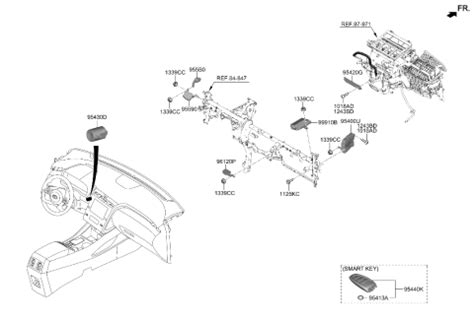 95440 K5002 Genuine Hyundai FOB SMART KEY