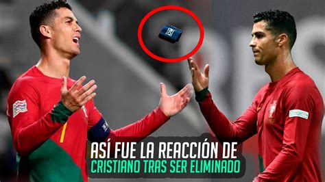 ASÍ fue el El FEO GESTO de CRISTIANO en la ELIMINACIÓN de PORTUGAL de