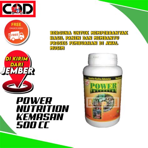 POWER NUTRITION Pupuk Organik Khusus Tanaman Buah 500 Gr Original Nasa