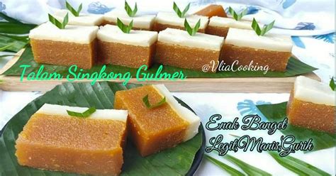 Resep Talam Singkong Jajanan Kue Tradisional Oleh Vlia Cooking Cookpad