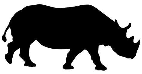 Rhinoceros Silhouette Animal Clip art - Rhino PNG png download - 1063* ...