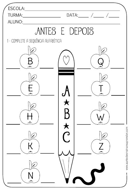 Atividade pronta ordem alfabÉtica Artofit