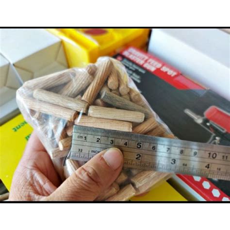 Jual Pcs Pin Dowel Kayu Mm X Mm Pin Jointer Sambungan Kayu Cm