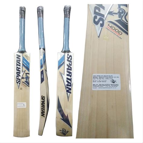 Long Handle Natural Spartan English Willow Cricket Bat Bat Size Full