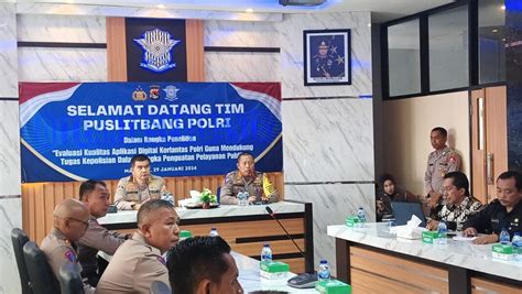 Maksimalkan Pelayanan Prima Puslitbang Polri Evaluasi Kualitas