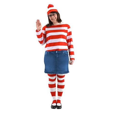 Where S Waldo Wenda Plus Size Adult Costume Kit