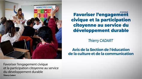 Favoriser Lengagement Civique Et La Participation Citoyenne Au Service